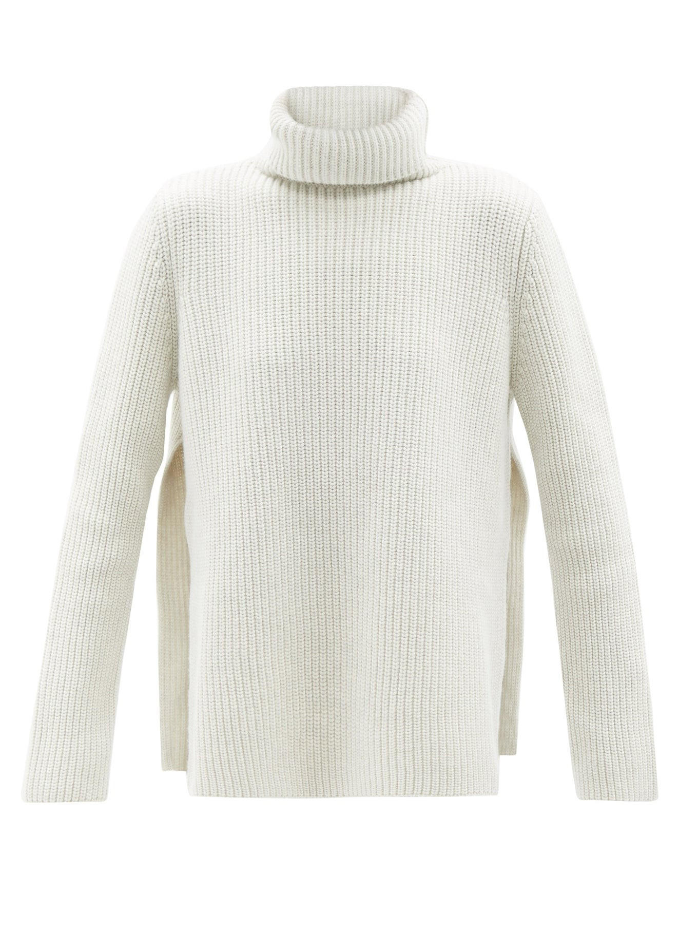 Responsible-wool split-side roll-neck sweater | Raey | Matches (UK)