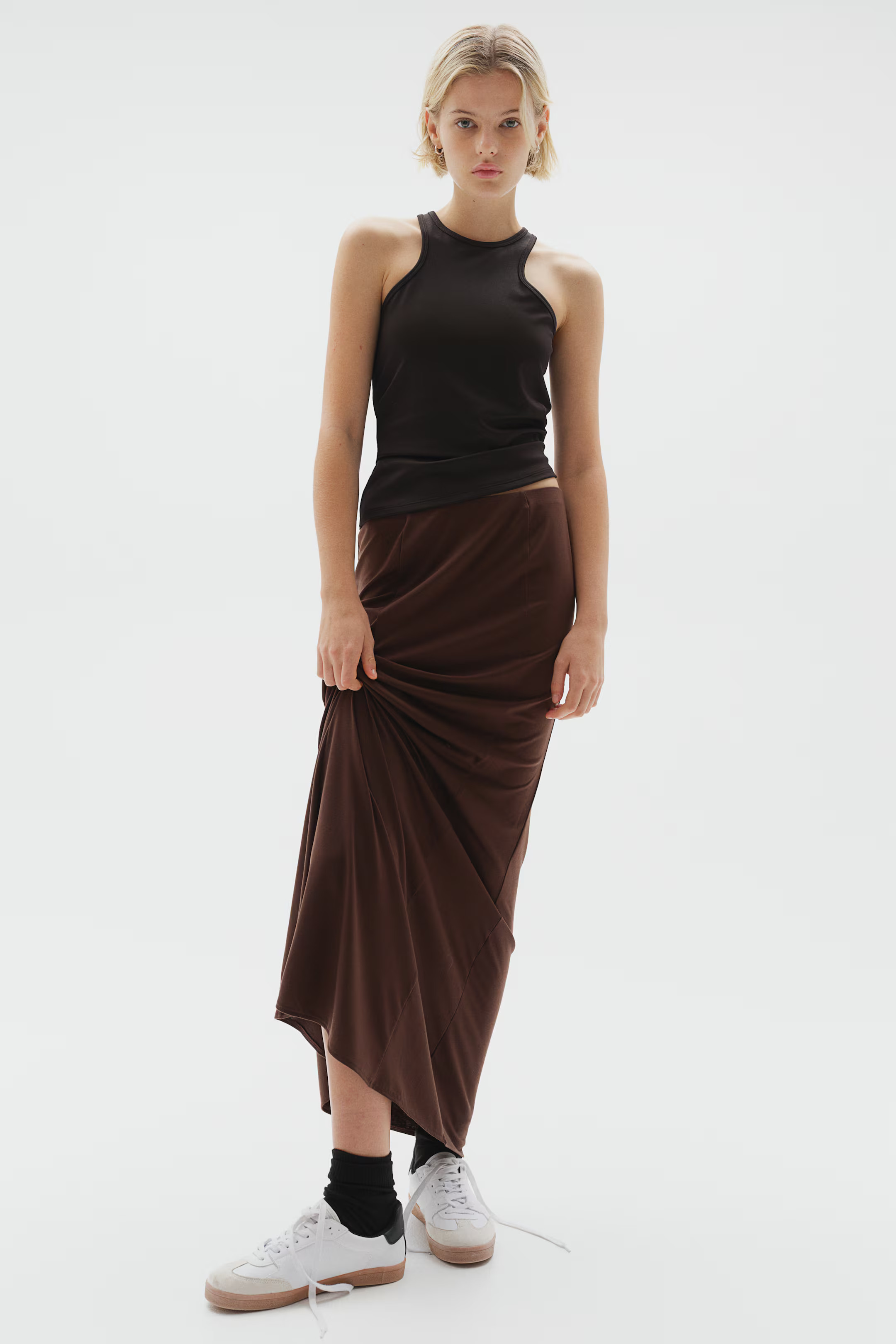 Flared jersey skirt | H&M (UK, MY, IN, SG, PH, TW, HK)