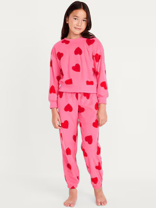 Printed Microfleece Pajama Joggers Set for Girls | Old Navy | Old Navy (US)