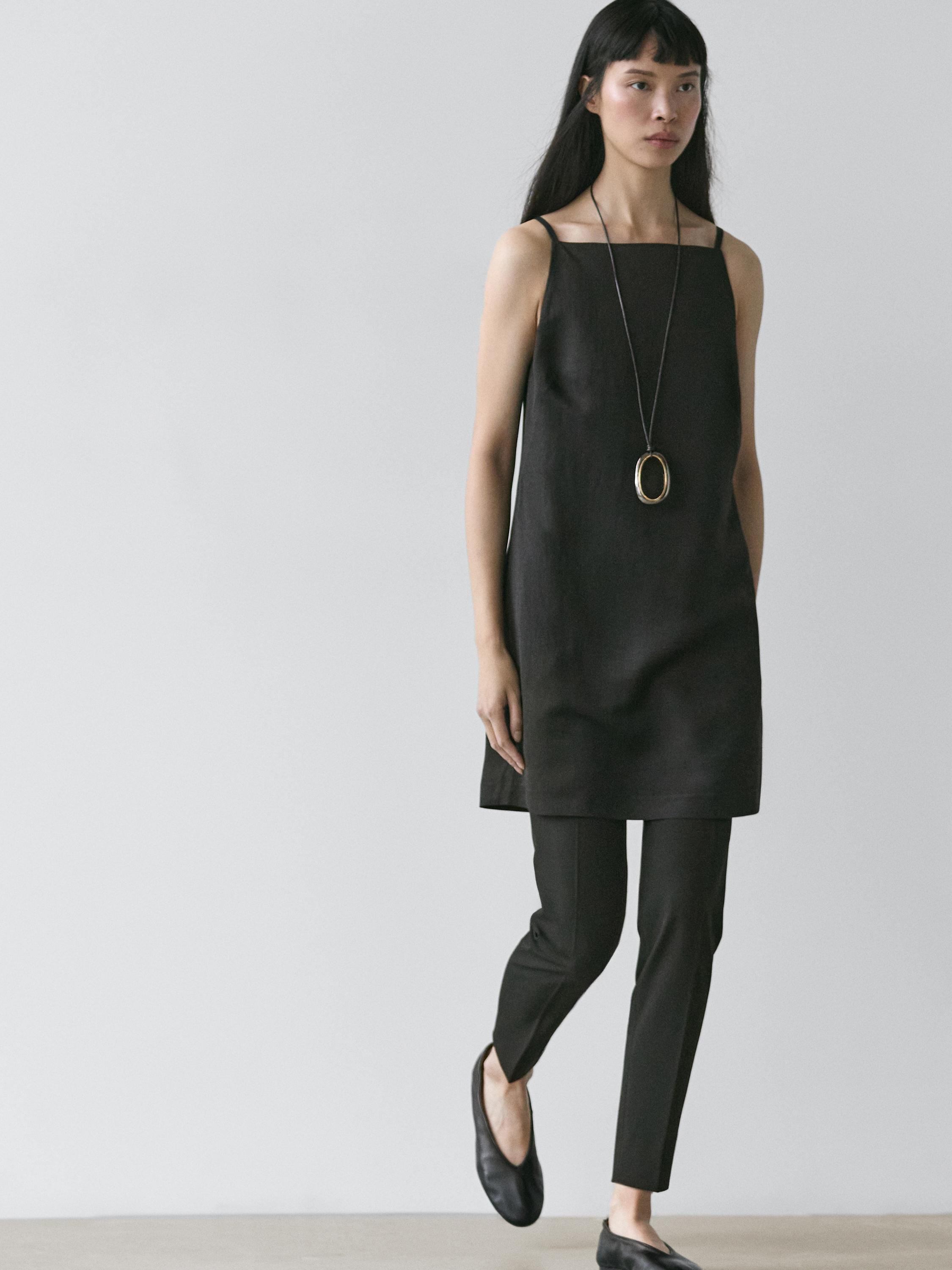 Flowing mini dress | Massimo Dutti UK