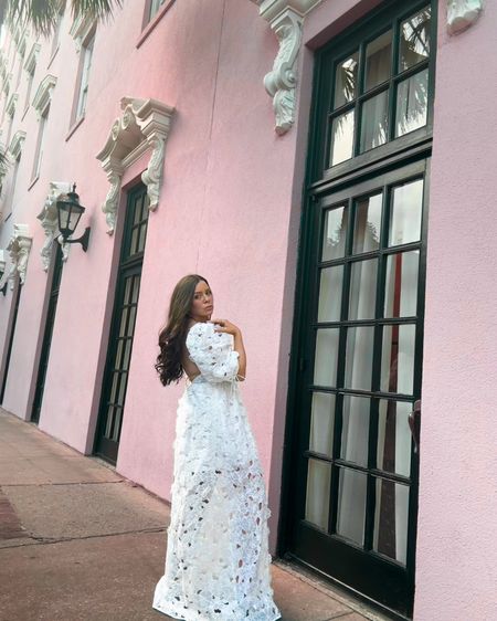 So much fun to be able to style southern looks and see all of the beautiful dresses while I’ve been in Charleston. This For Love & Lemons maxi would be perfect for a Bride as well. And it comes in a mini dress version!

#LTKsalealert #LTKwedding #LTKtravel