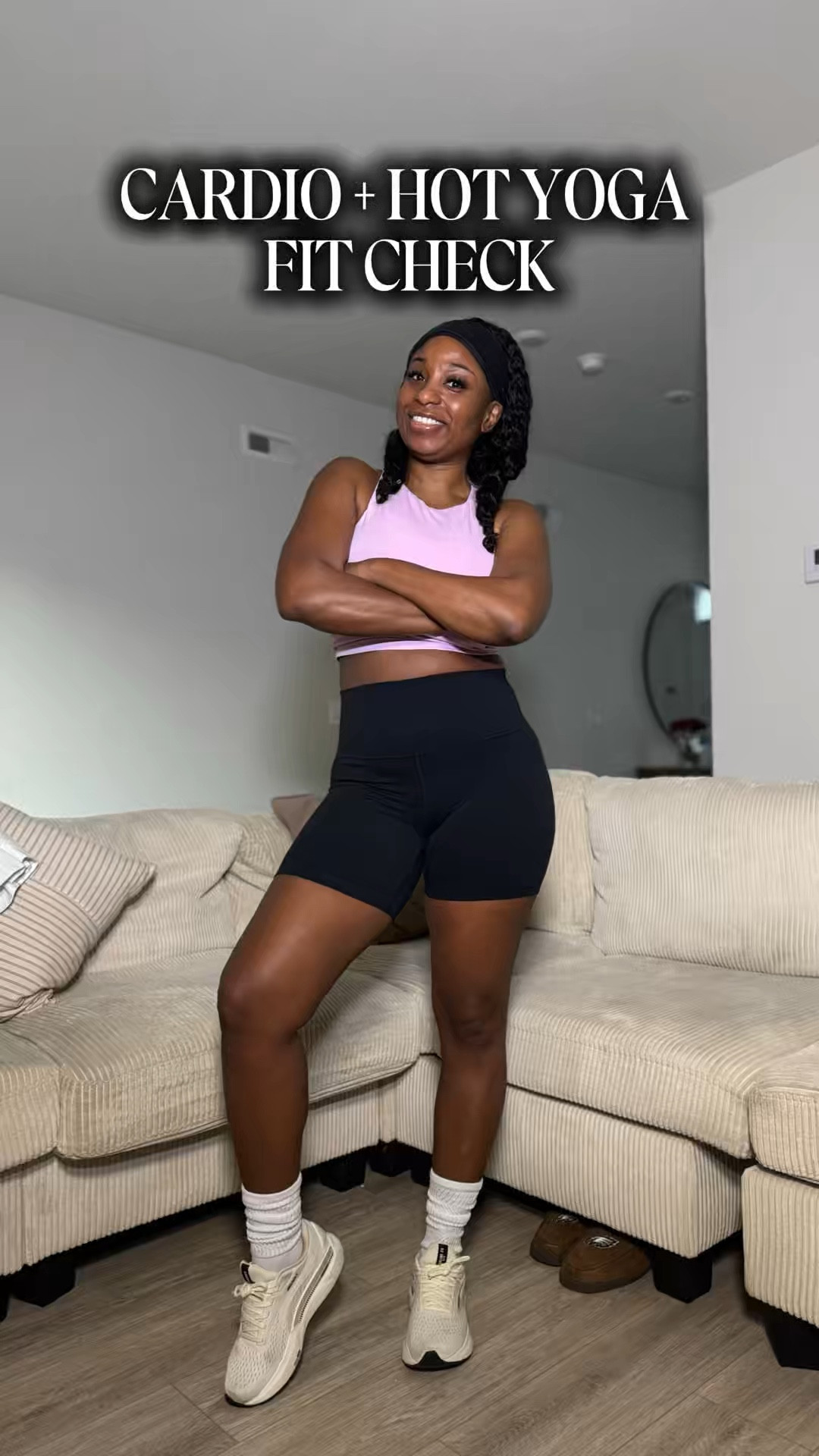 Just a quick fit check before cardio and 2 hot yogas because the set was giving today 😌. Top L ; Shorts M

#LTKfitnessgoals #LTKActive #LTKmorningroutine