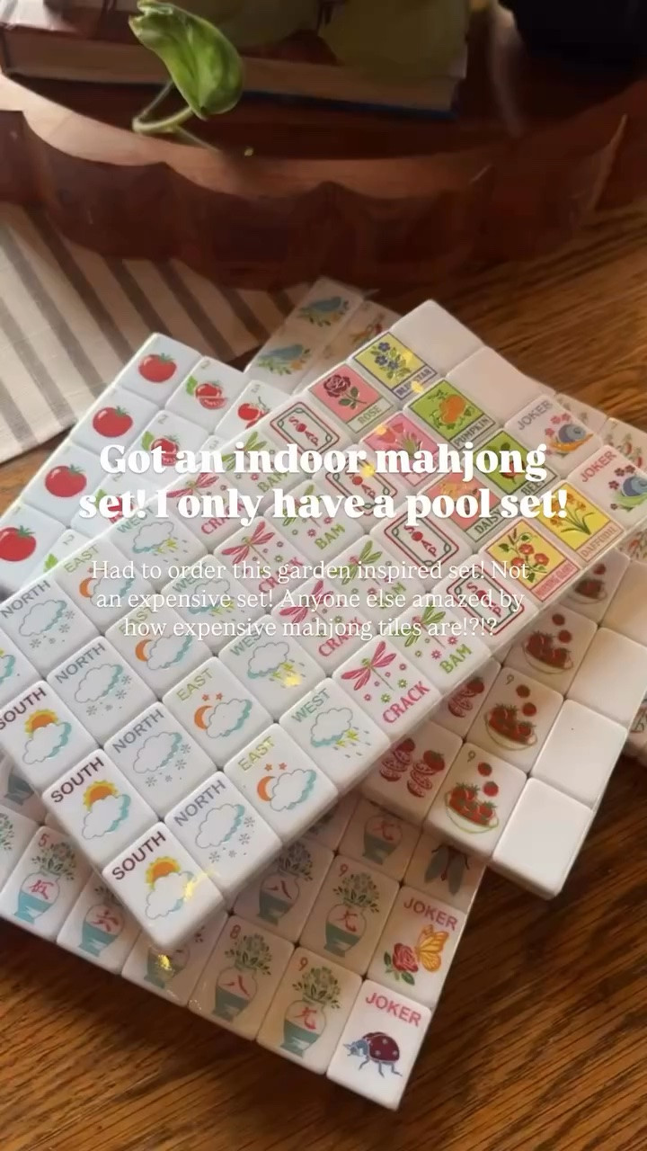 Cute garden mahjong tiles! 
It’s on sale!!
#mahjong

#LTKSaleAlert #LTKmomlife