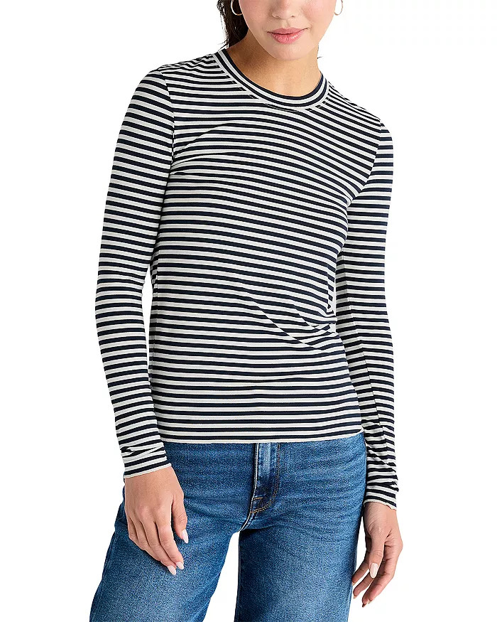 Striped Long Sleeve Tee | Bloomingdale's (US)