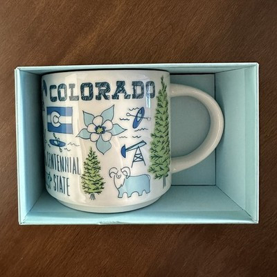 Starbucks COLORADO Been There Series 14oz Mug In Original Retail Box - New | eBay US