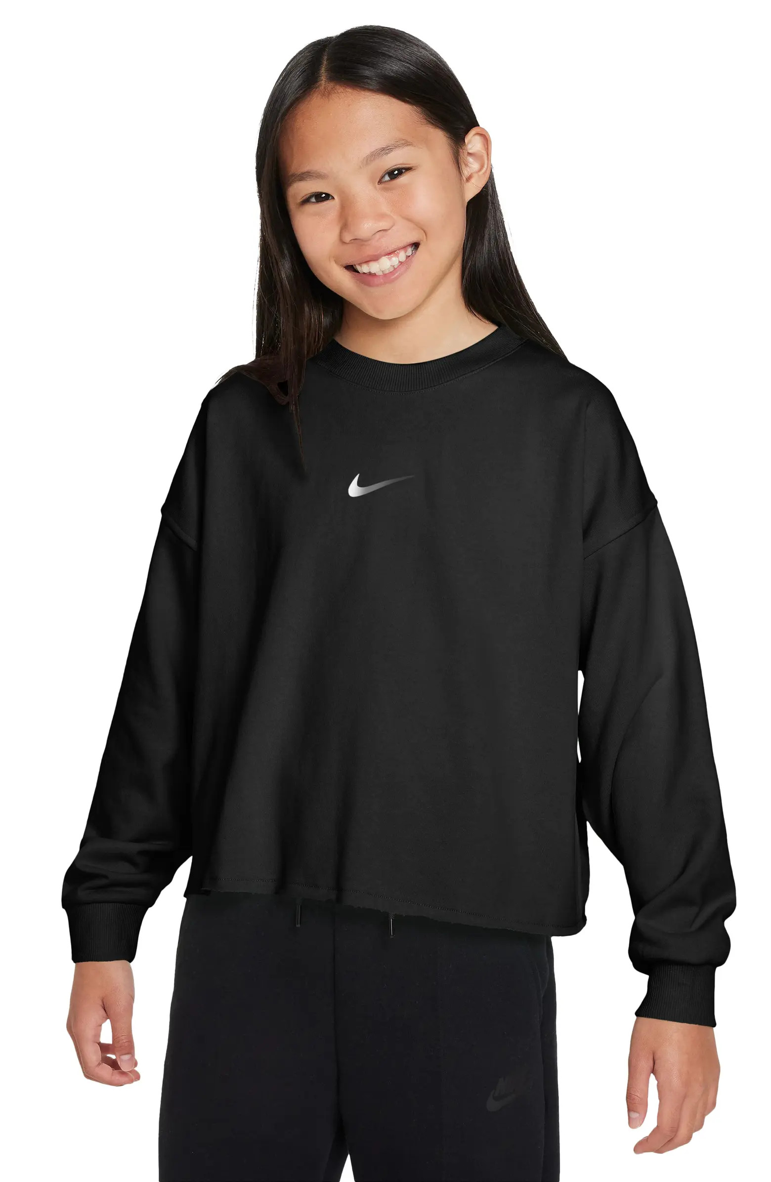 Nike Kids' Dri-FIT Crewneck Sweatshirt | Nordstrom | Nordstrom
