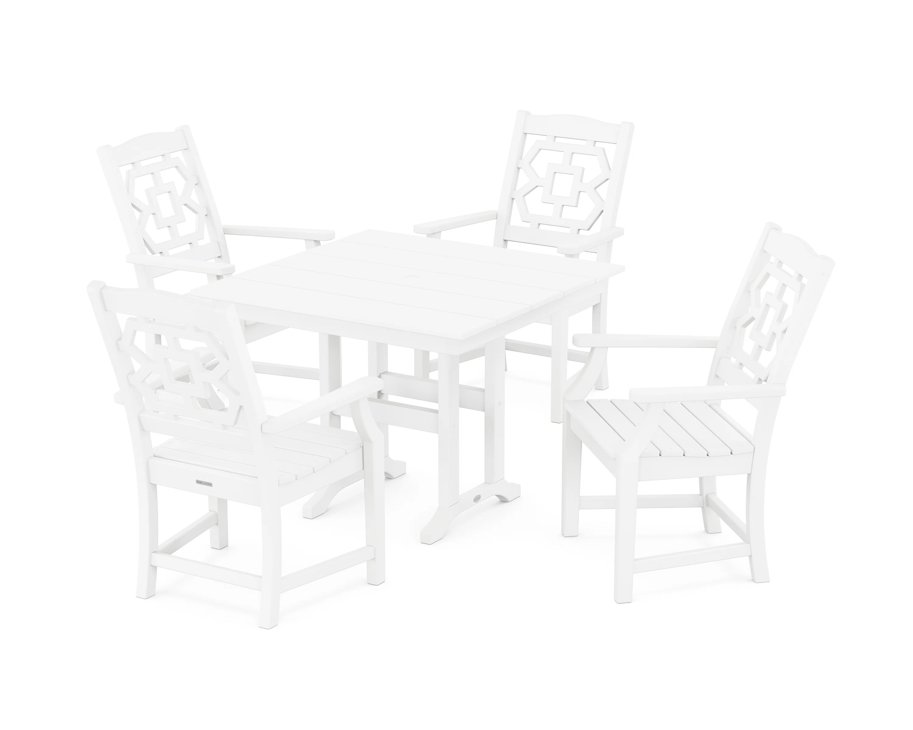 Martha Stewart by POLYWOOD 4 - Person Patio Dining Set with Square Table | Wayfair North America