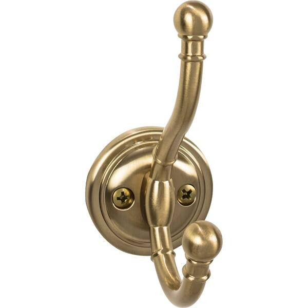 Top Knobs Hooks Double Robe Hook - Overstock - 29570811 | Bed Bath & Beyond