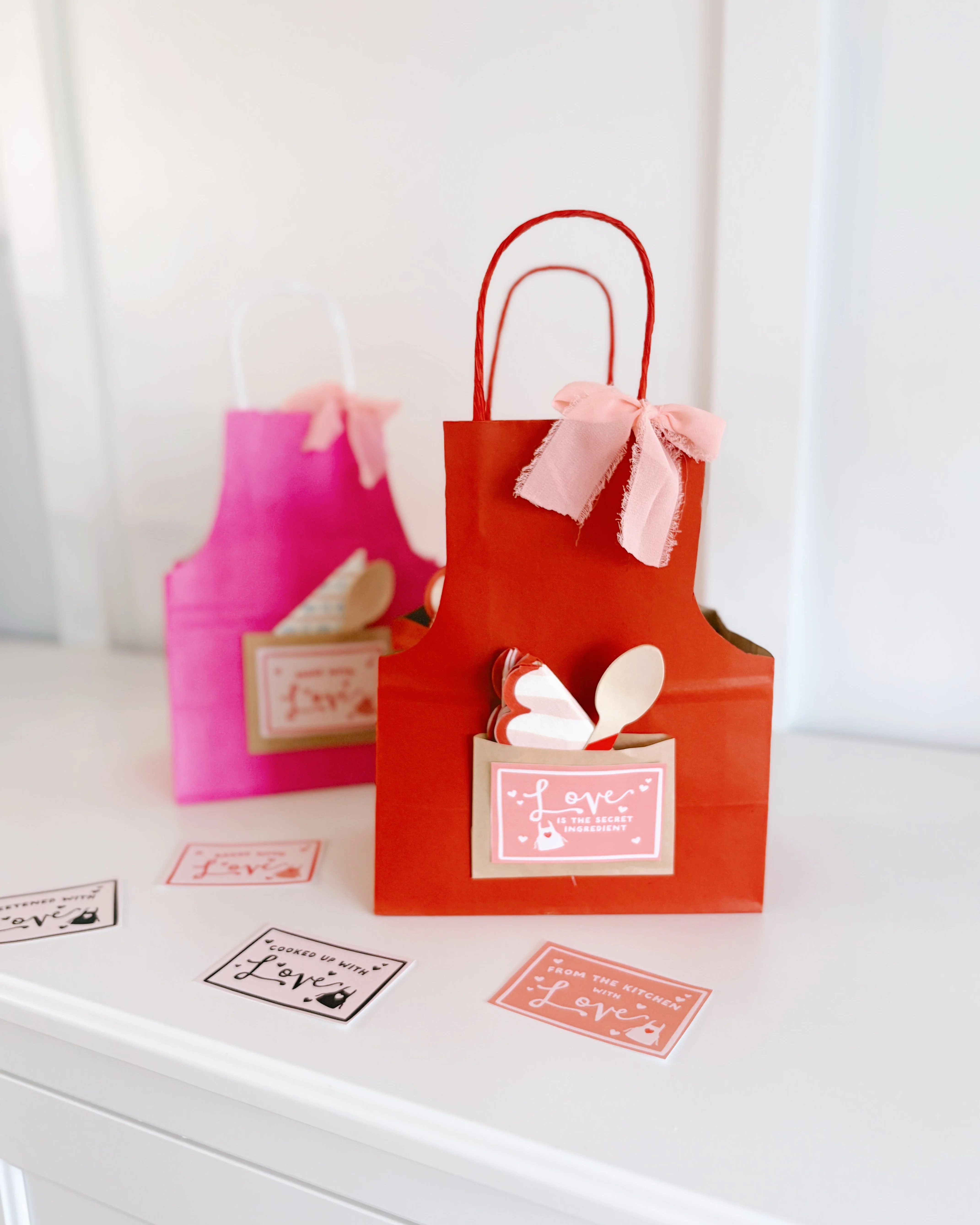 Valentine Baking/Apron Tags | Printable Gift Tags | The Letter Vee