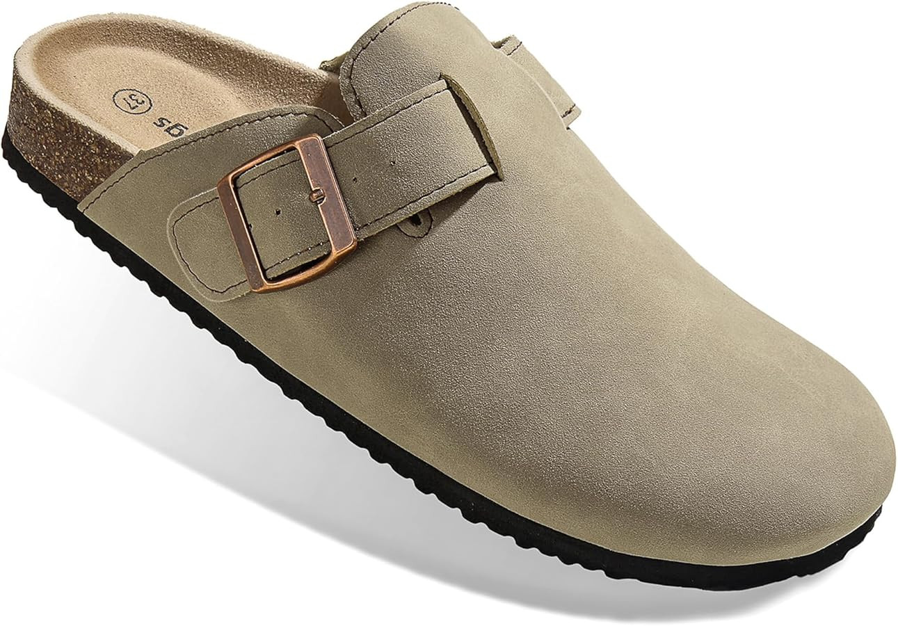 BULLIANT Comfort Clogs Slippers Sandals Nurse Work Shoes Unisex for Men Women with Cushioned Cork... | Amazon (US)