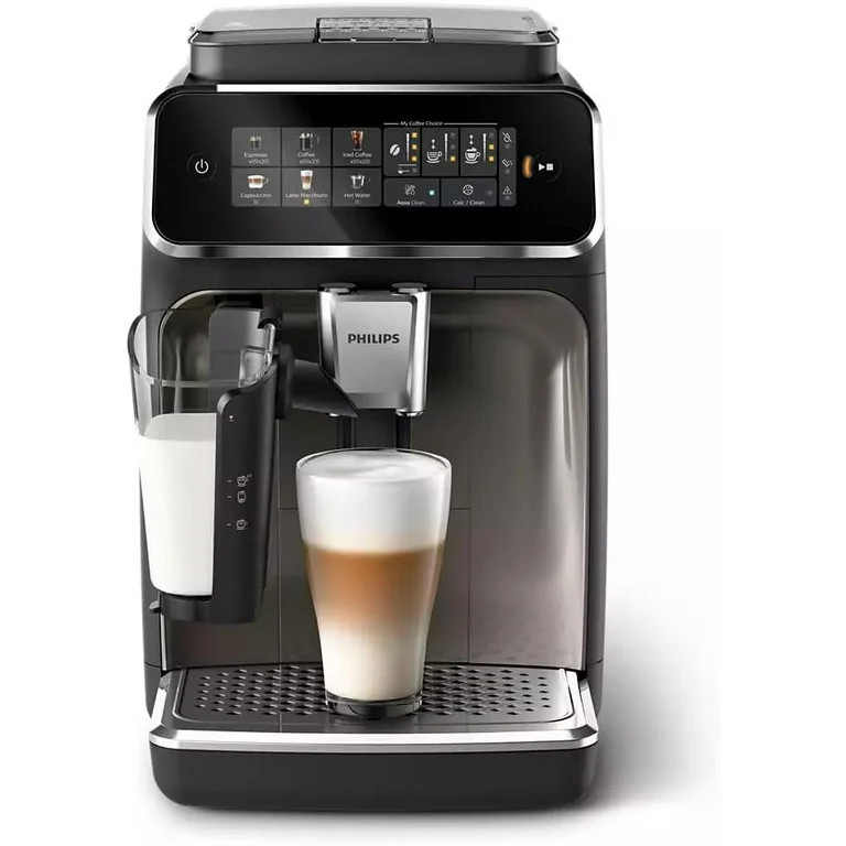 Philips 3300 LatteGo Superautomatic Espresso Machine | 6 Recipes | Black Chrome, EP3347/90 | Walmart (US)