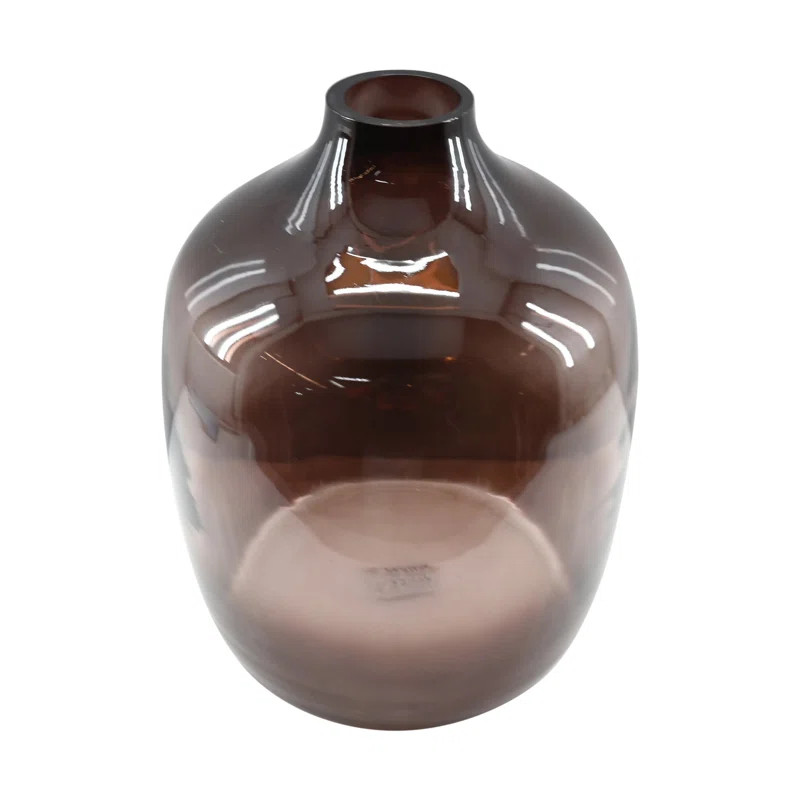 Caspian Cinched Neck 11.75" Handblown Glass Vase | Wayfair North America