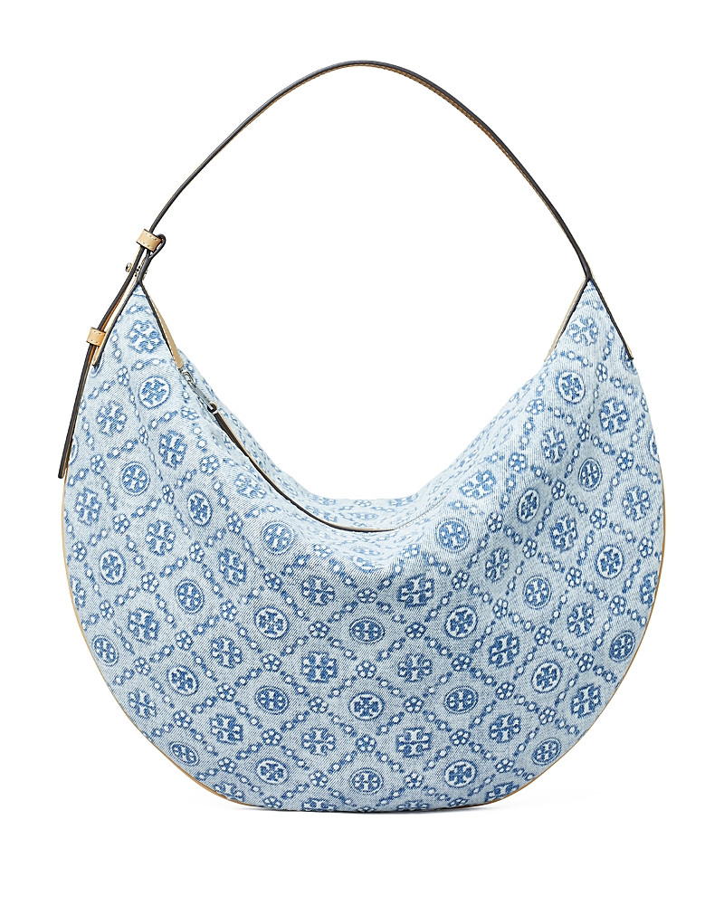 Tory Burch T Monogram Denim Balloon Bag | Bloomingdale's (US)