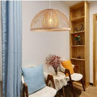 Bamboo Light, Bamboo Lamp Shade, Rattan Shade, Wicker Lampshade, Rattan Pendant Light, Rataan Light  | Etsy (US)