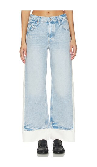MOTHER The Nacho Double Dip Nerdy Jeans in Blue. - size 30 | Revolve Clothing (Global)