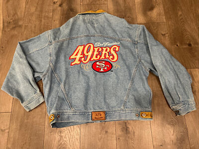 NFL Branded San Francisco 49ers Embroidered Denim Jacket Men’s Size XL  | eBay | eBay US