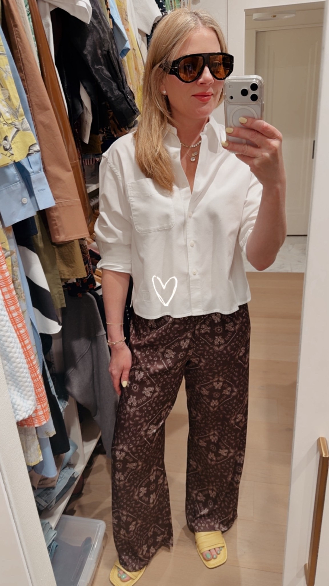 Such an easy #ootd! The pants are TTS & very lightweight. They come free overnight…even better! 

#LTKOver40 #LTKootd