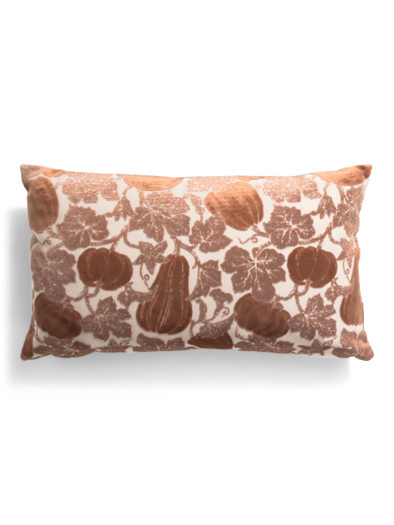 14x24 Lee Pumpkin Cut Velvet Pillow | TJ Maxx