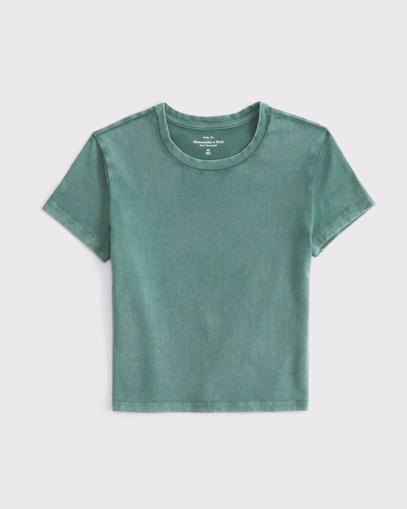 Women's Essential Baby Tee | Women's Tops | Abercrombie.com | Abercrombie & Fitch (US)
