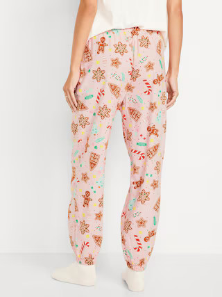 High-Waisted Flannel Pajama Joggers for Women | Old Navy (US)
