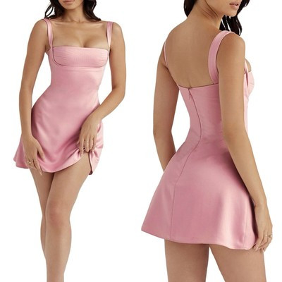 NWT House of CB Kara Dress in Pink Quartz Size S | eBay AU