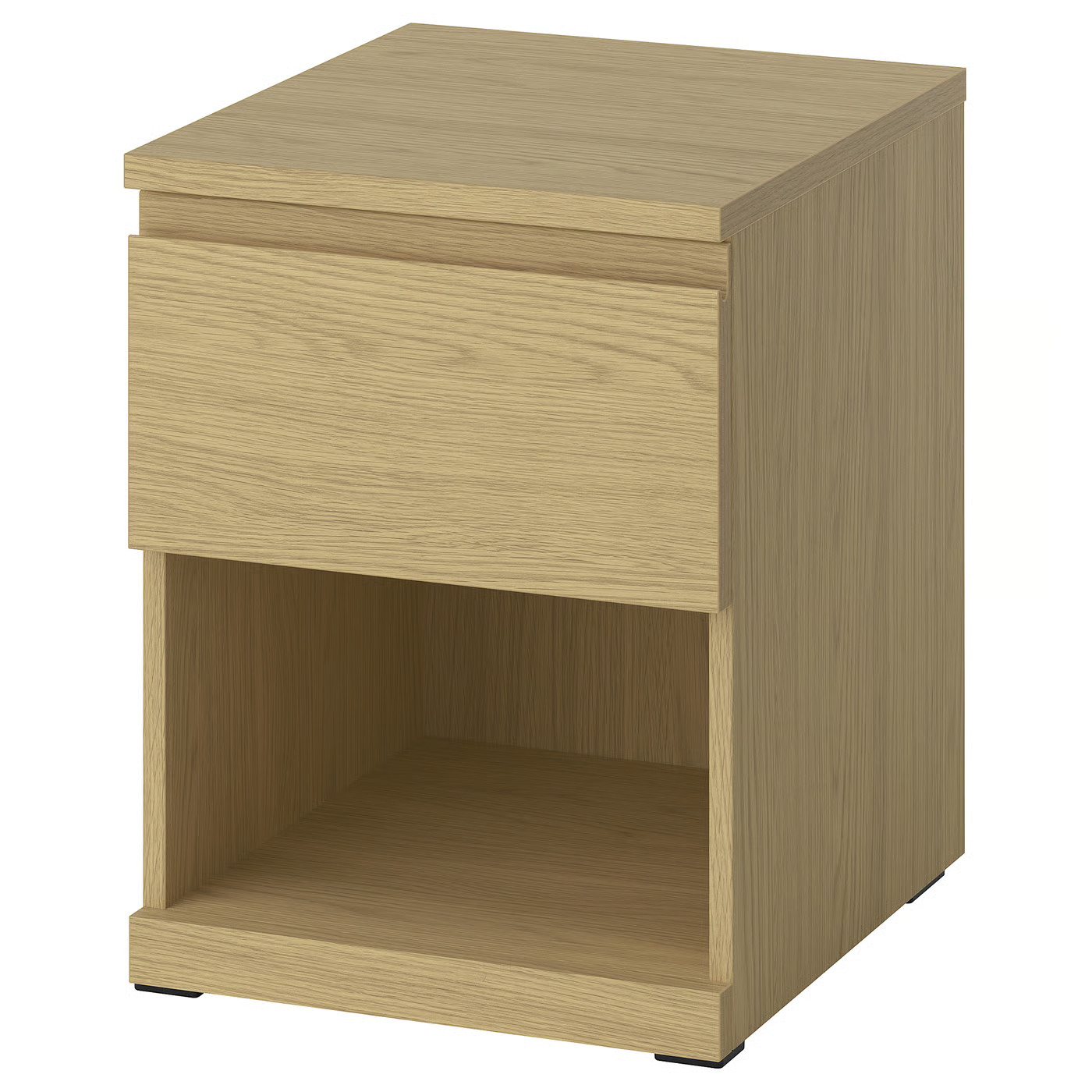 STORKLINTA Nightstand, oak effect/with 1 drawer, 15 3/4x18 7/8x20 7/8 " | IKEA US