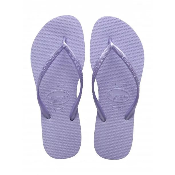 Havaianas Women's Slim Flip Flop Light Lilac Sandals 7-8 US/37-38 BR | Walmart (US)