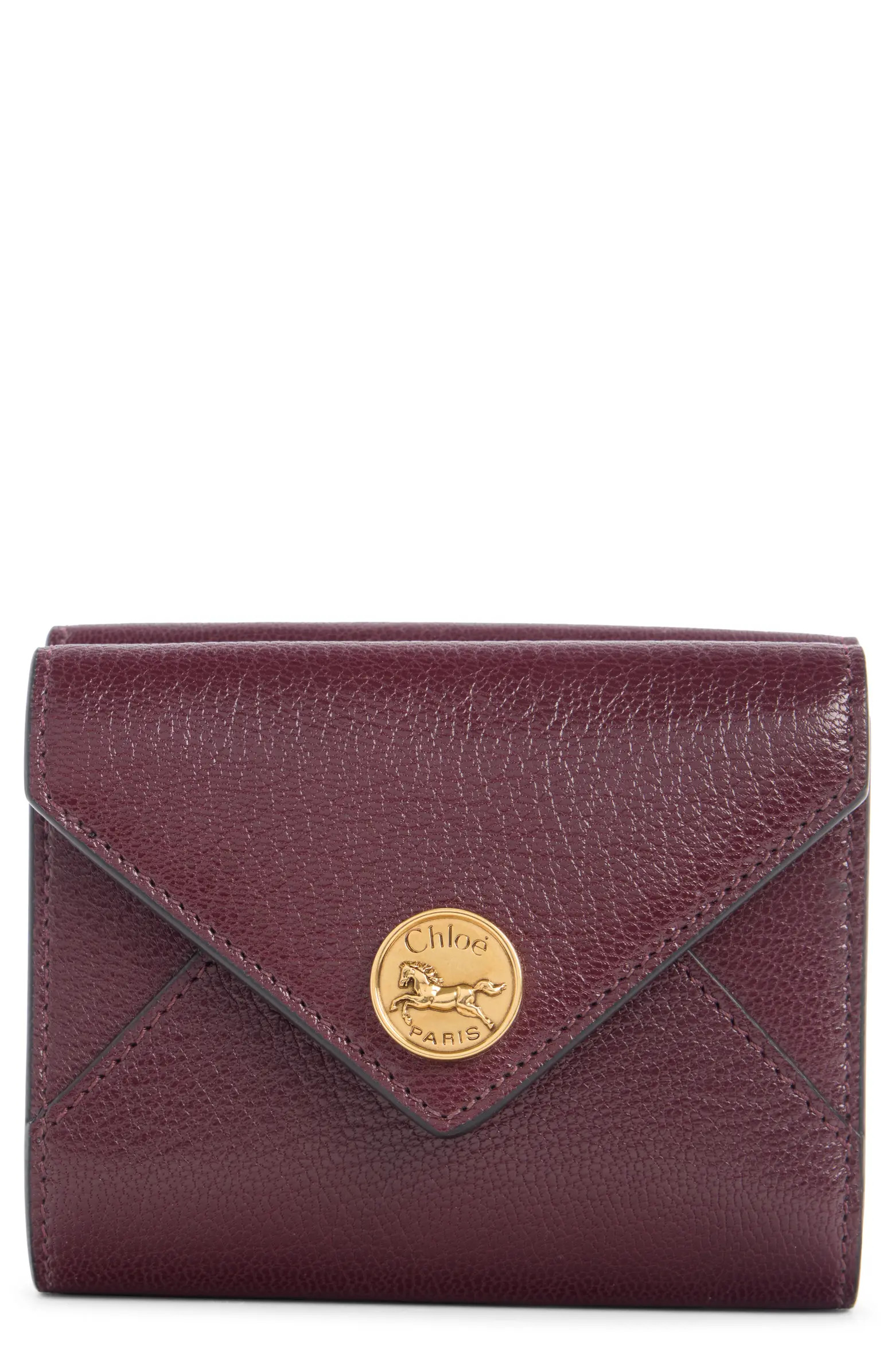 Chloé Leather Envelope Trifold Wallet | Nordstrom | Nordstrom
