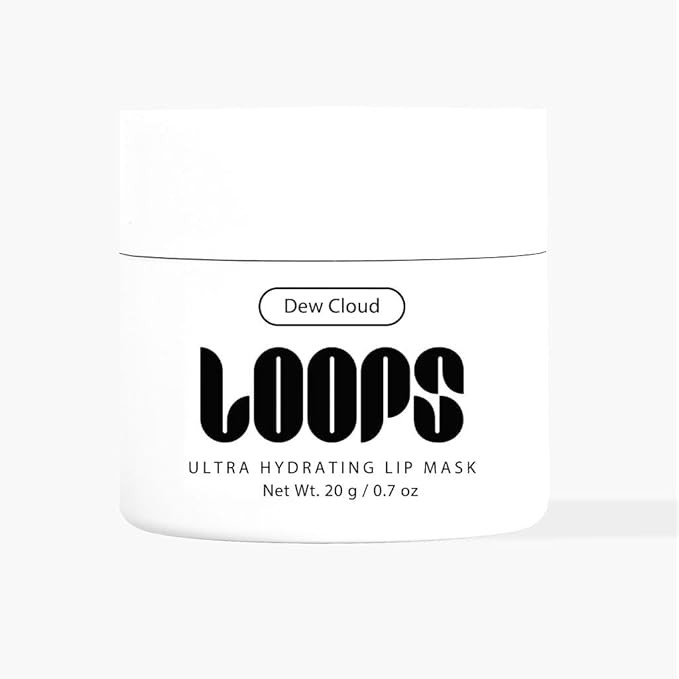 LOOPS Dew Cloud Ultra Hydrating Full Size Lip Mask - Nourish, Restore, and Replenish Hydration Be... | Amazon (US)