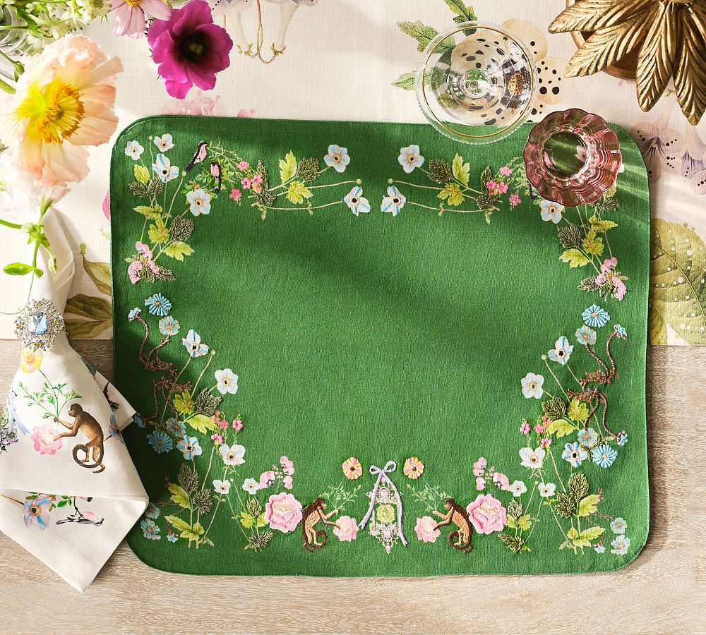Cynthia Rowley Midsummer Night's Dream Placemats - Set of 4 | Pottery Barn (US)