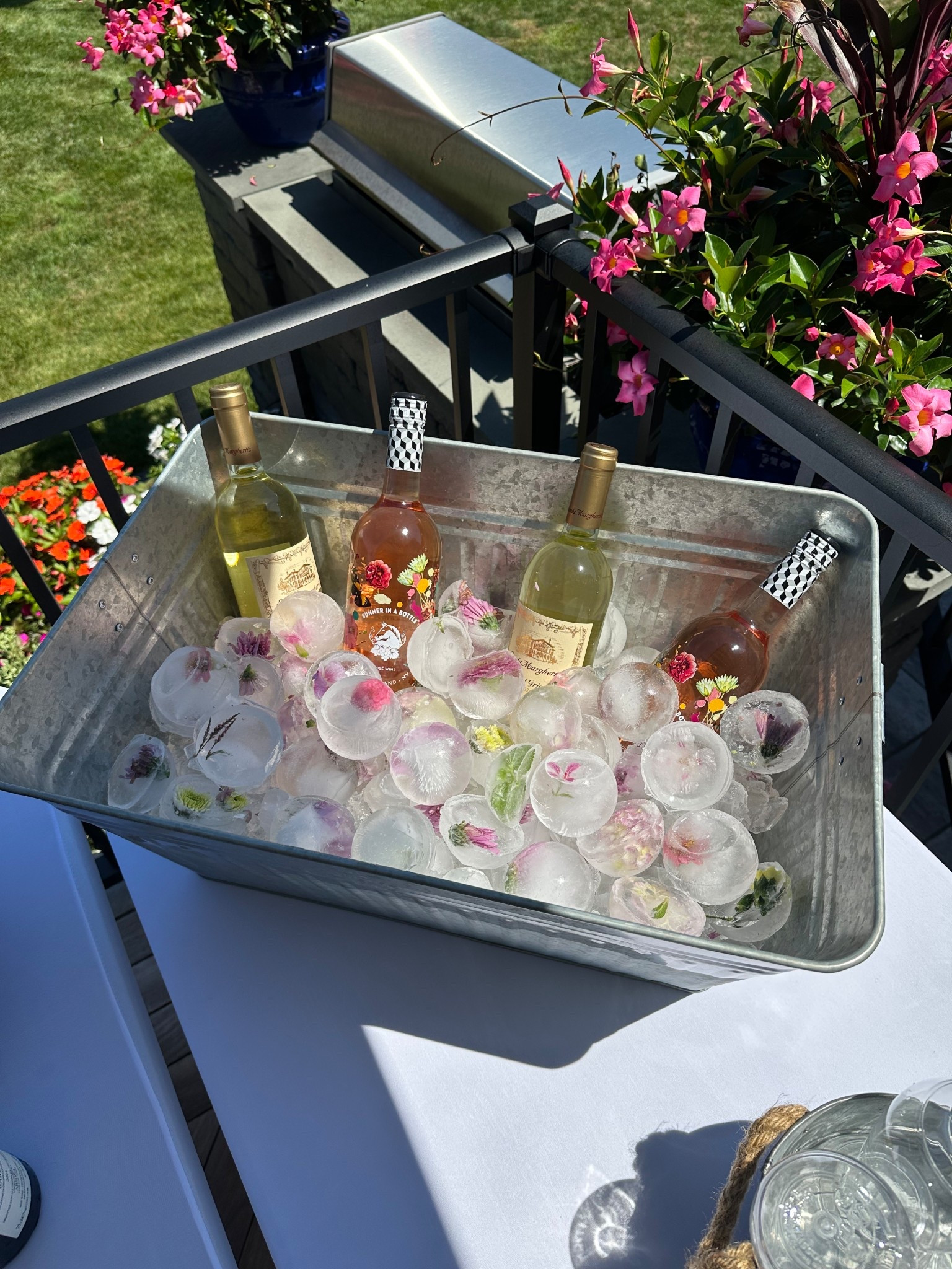 Wine bucket at my daughter’s fairy first birthday party. Made flower ice cubes to add some fairy details

#LTKParties #LTKBaby #LTKKids