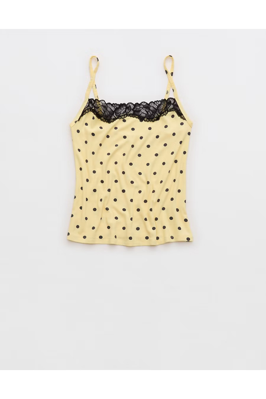 Aerie Real SoftÂ® Ribbed Tank Top Women's Citron M | Aerie