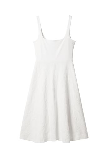 Desigual Women's A-Line Midi Dress White | Amazon (US)