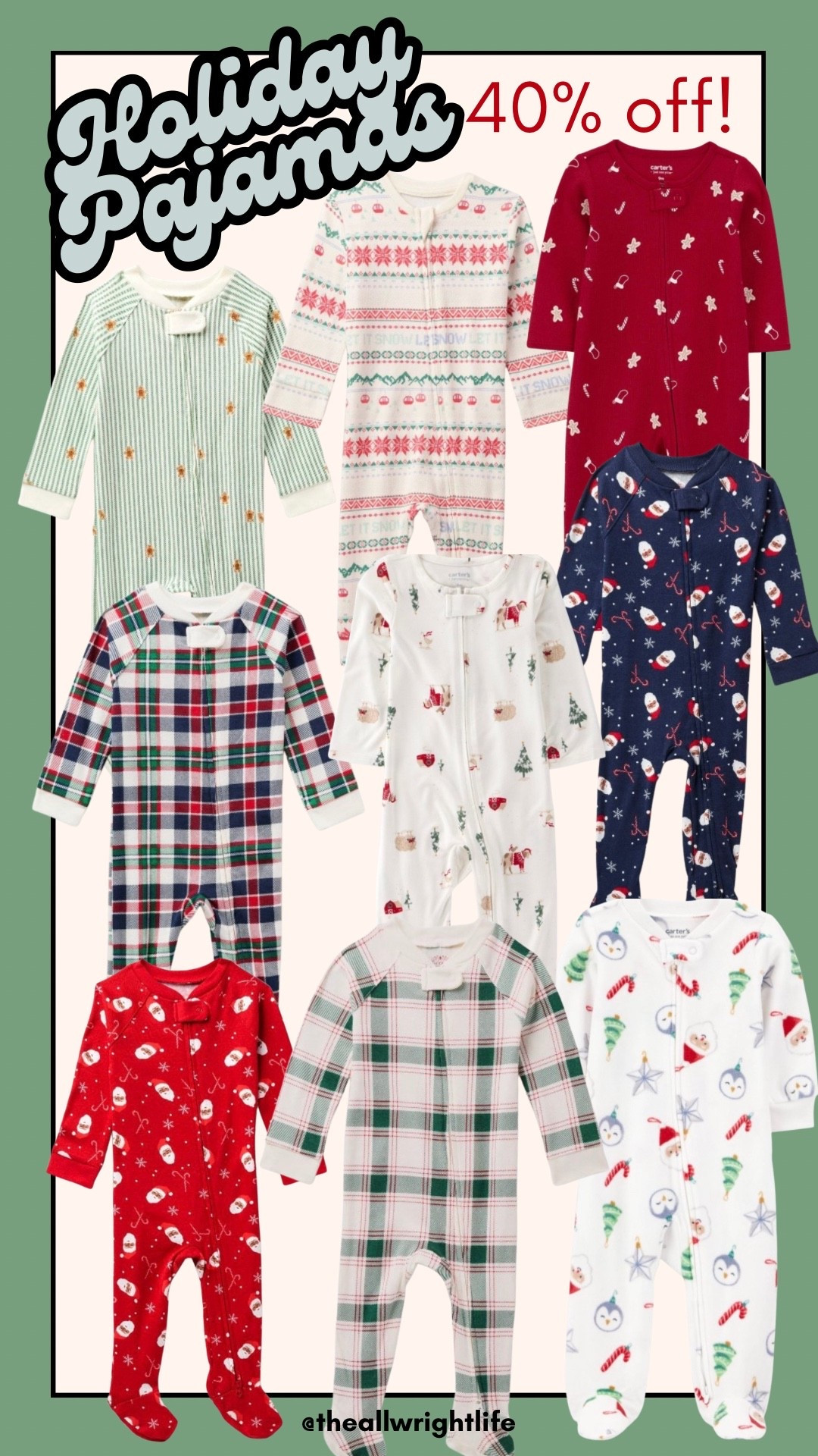 Holiday pajamas for baby 40% off!




#LTKBaby #LTKHoliday #LTKFamily