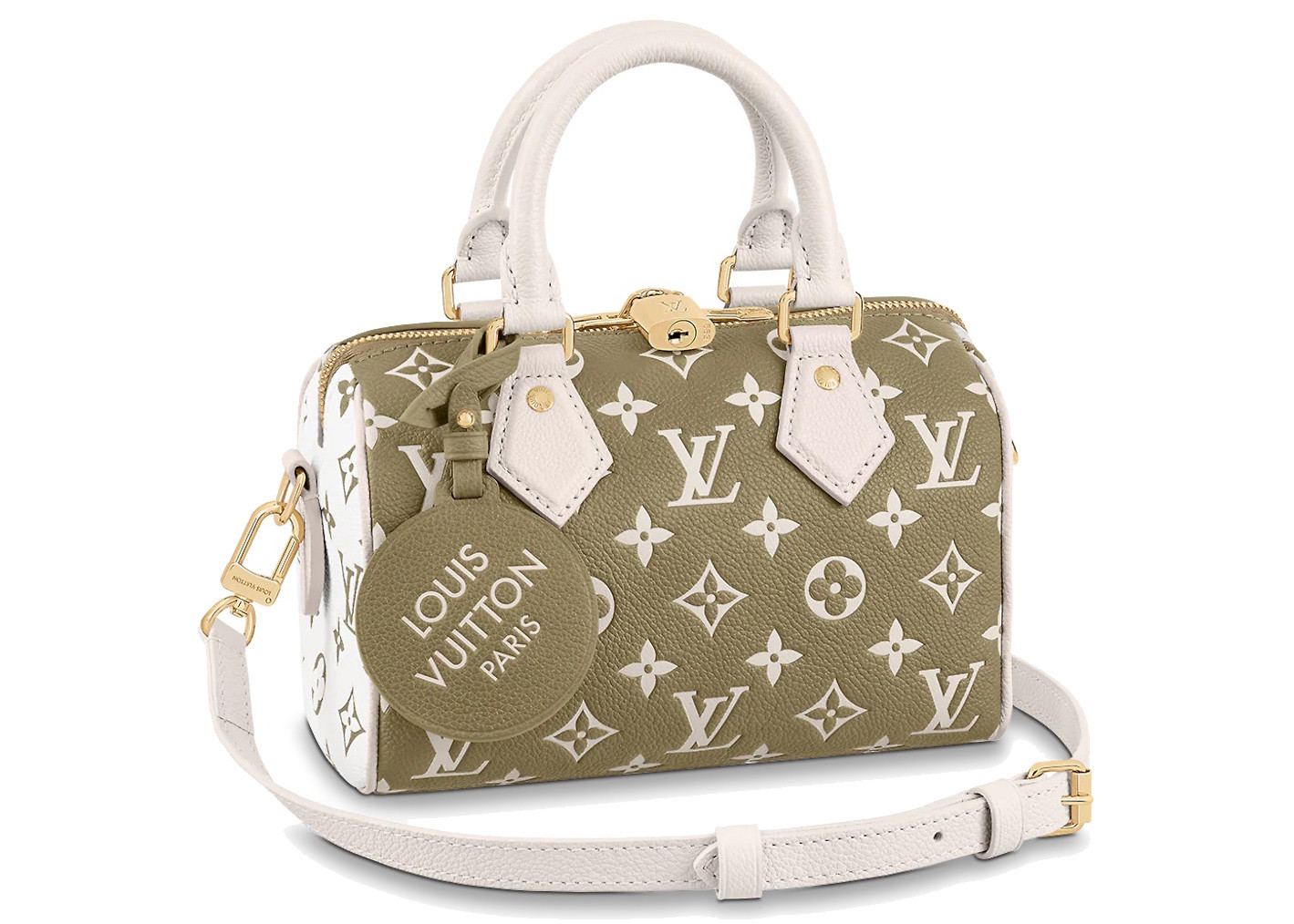 Louis Vuitton Speedy Bandouliere 20 Khaki Green/Beige/Cream | StockX