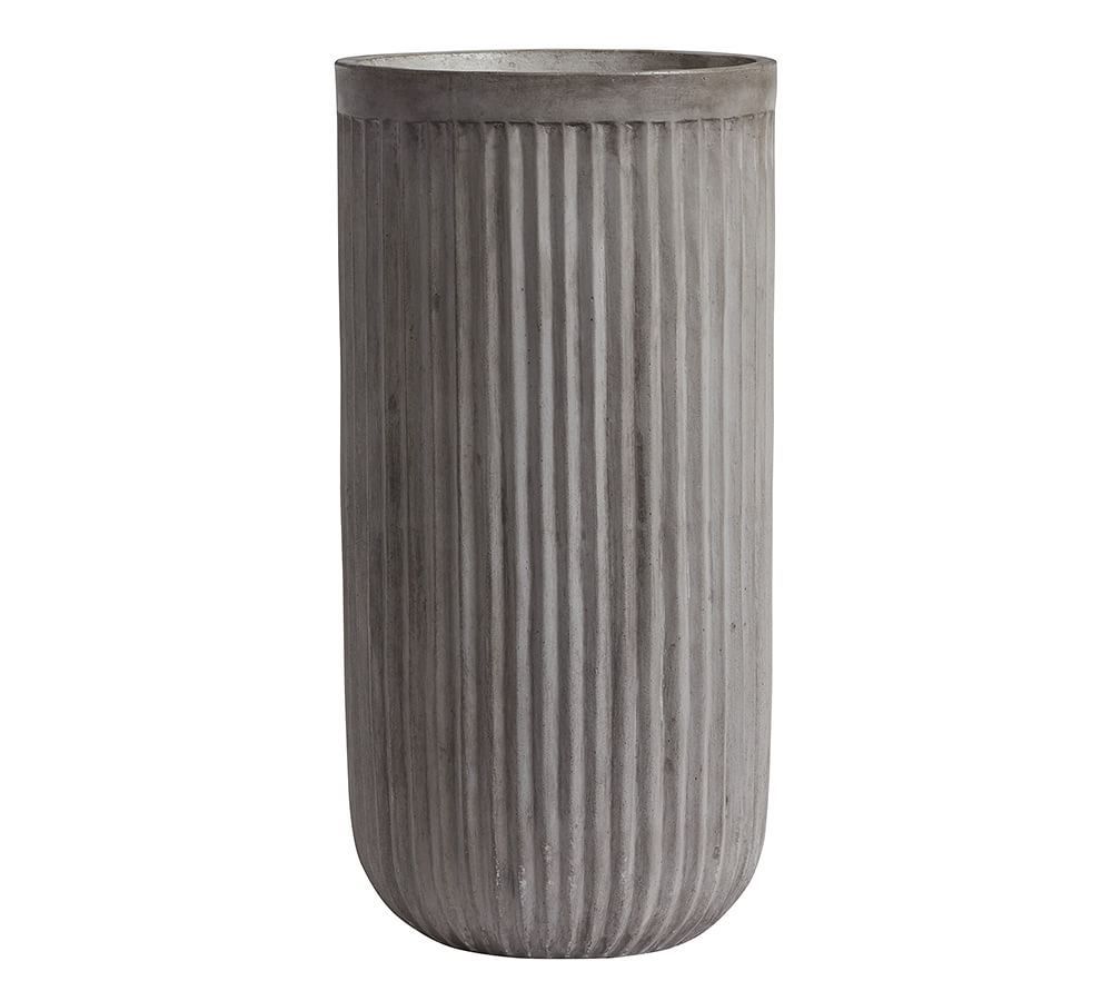 Concrete Fluted Planters | Pottery Barn (US)