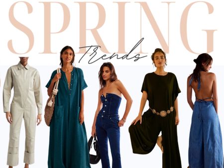 Spring into style with these chic jumpsuits! Check out the latest trends. #SpringFashion #JumpsuitStyle #FashionTrends 