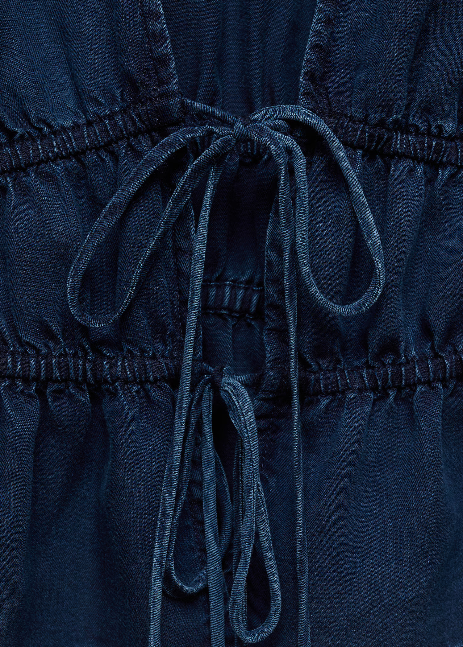 Ruffled top with bows | MANGO (US)