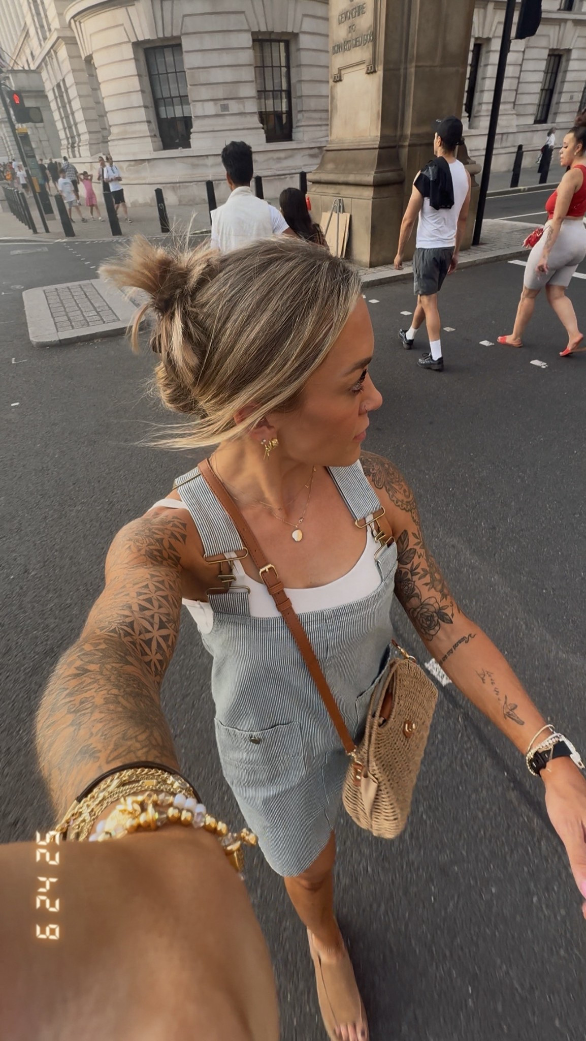 Styling the “Shelley” striped romper dress from Pink Lily collection this past weekend in London🎡🌻 in the XS! Use code HOLLEY for 25% off! 

So comfy to walk around & explore in. I have an Amazon twist tank underneath I wear ALL the time! 🤌🏼 

Ootd / travel fit / amazon fashion / pink lily / Holley Gabrielle / comfy / casual / cute / london 

#LTKFindsUnder50 #LTKStyleTip #LTKSaleAlert