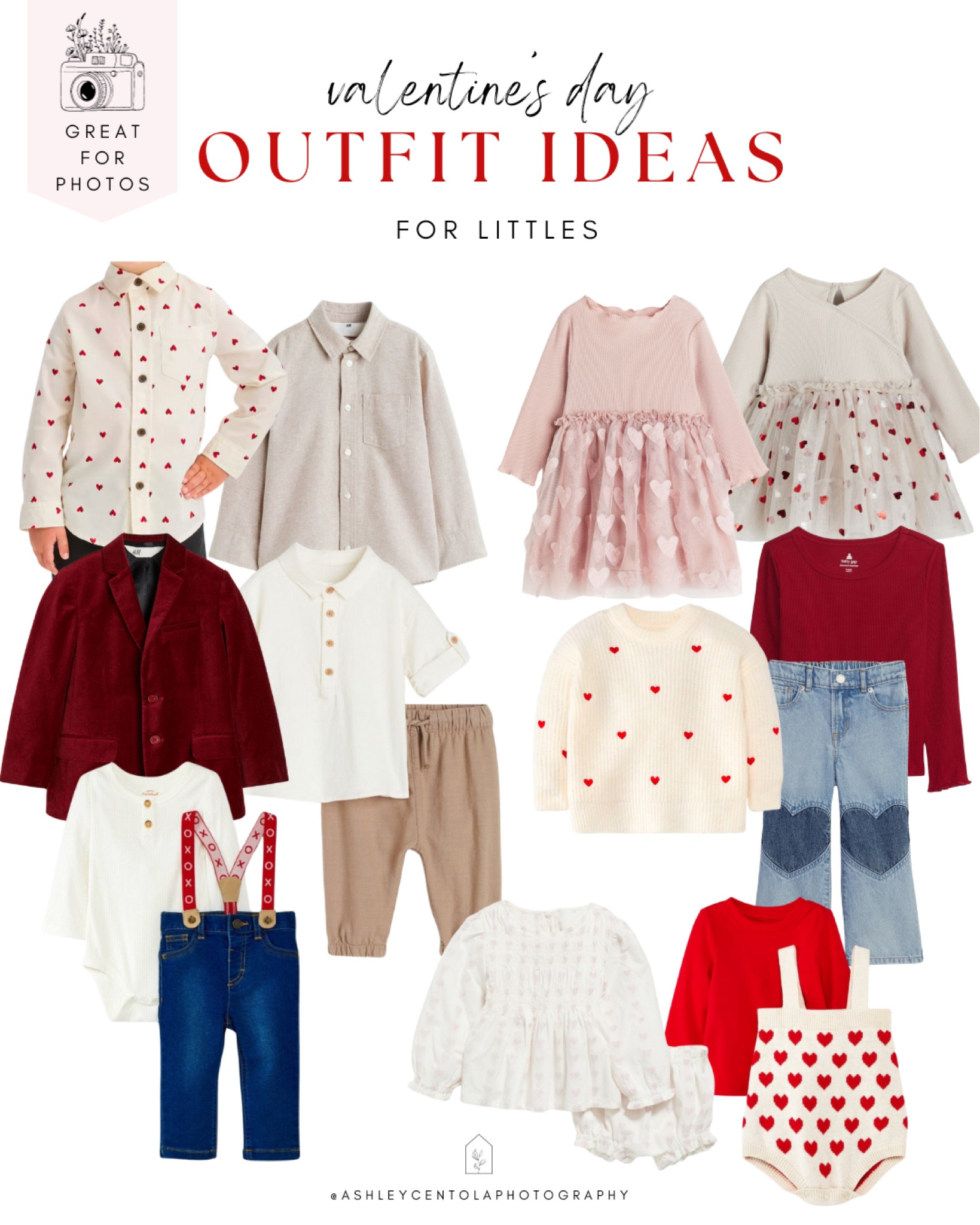 Valentine’s Day outfit ideas for kids 💕 Great options for photoshoots as well! 

#target #gap #h&m #gapkids

#LTKbaby #LTKSeasonal #LTKkids