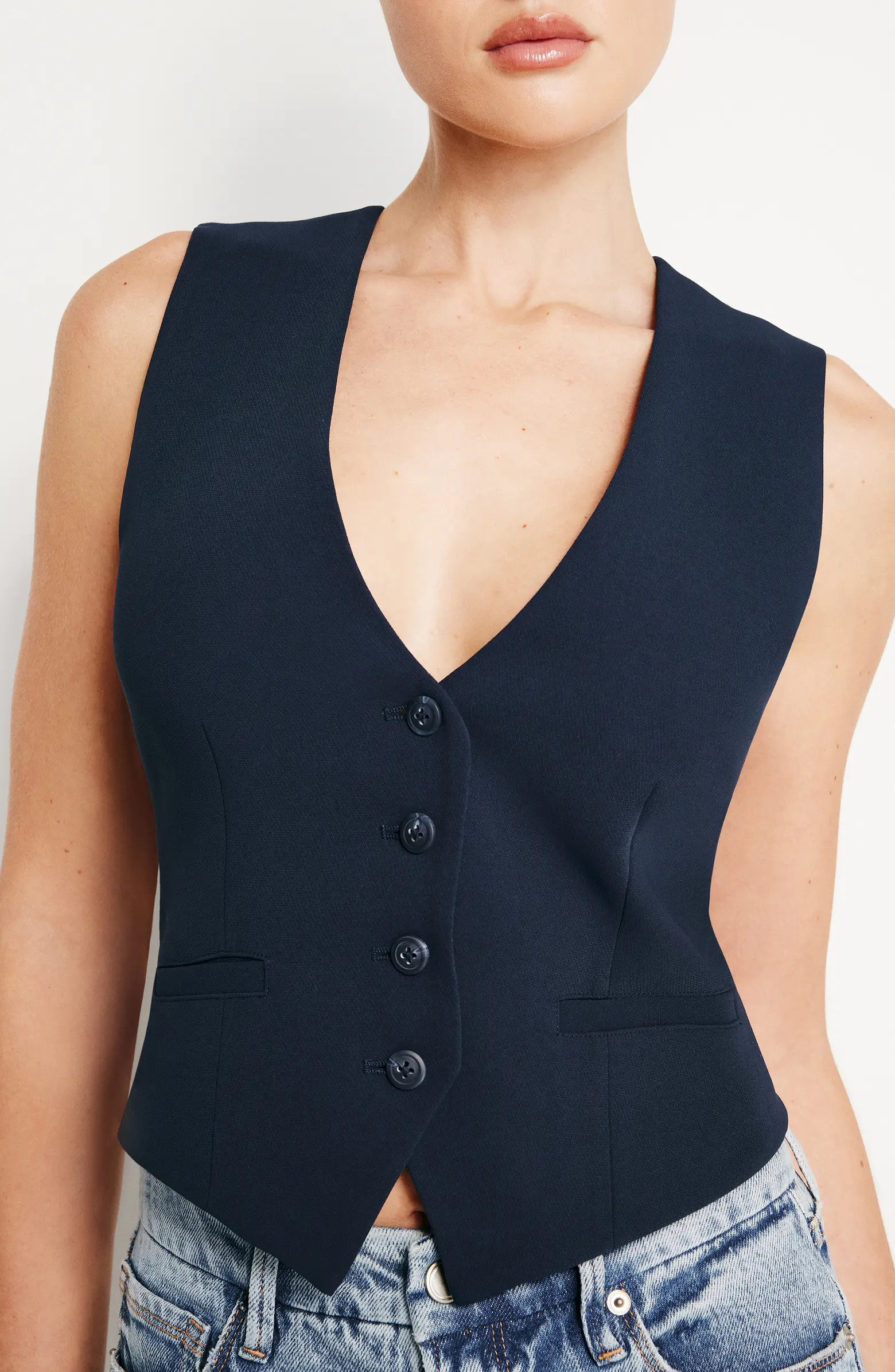 Good American Luxe Suit Vest | Nordstrom | Nordstrom
