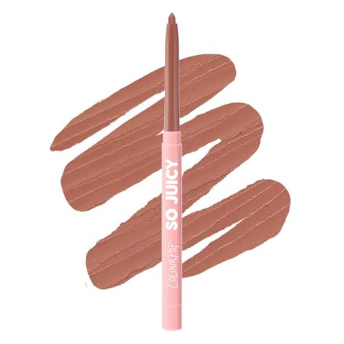 ColourPop So Juicy Plumping Lip Liner with Peptides - Long Lasting Lip Liner for Visibly Plumped & Shaped Lips - Enriched with Smoothing Ceramides & Peppermint - Tease (0.01 oz) | Amazon (US)