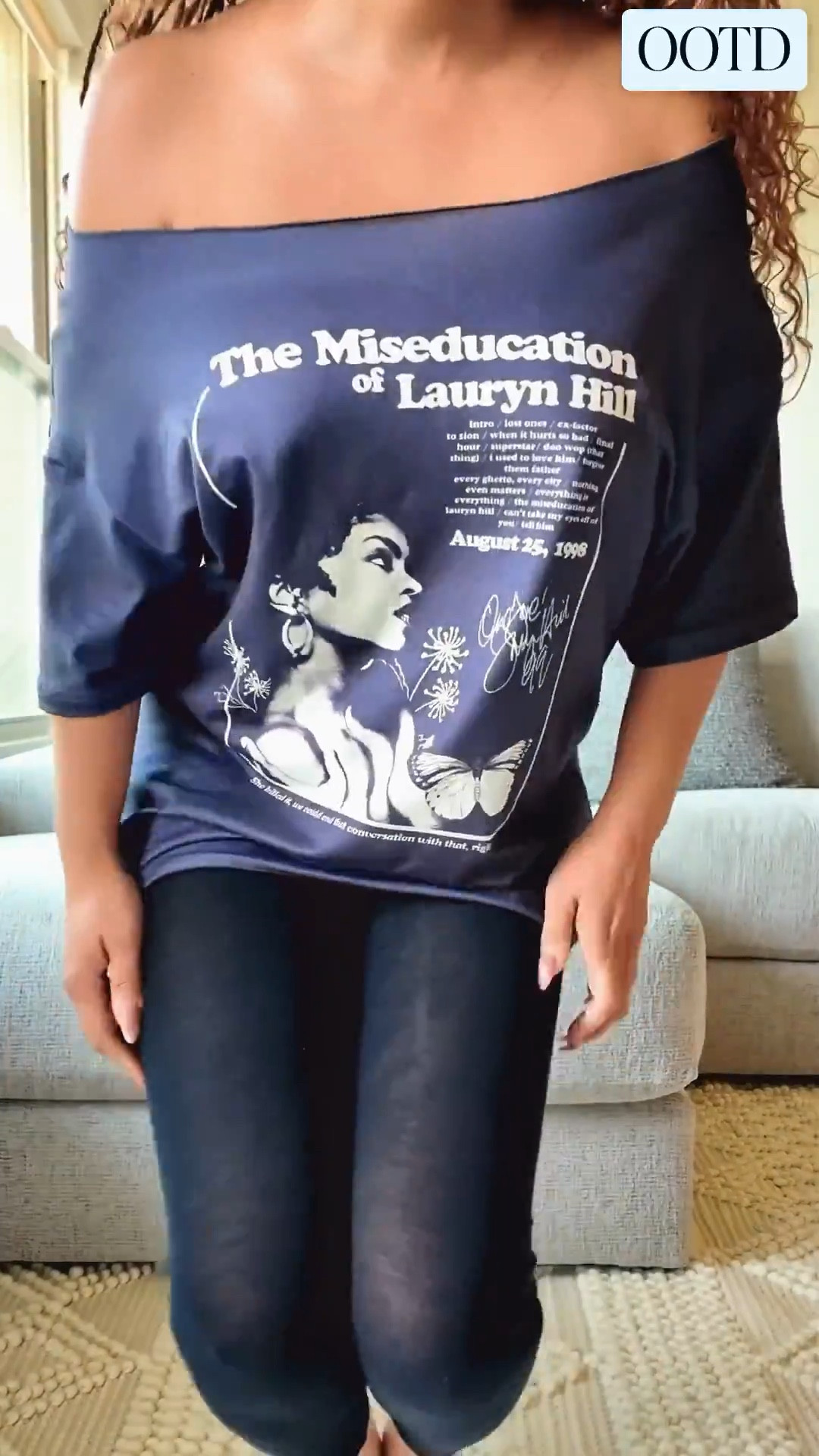 Comfy OOTD. I love a graphic tee that features something iconic . I like this shirt. The material is a bit diff on a T-shirt. I’m wearing a medium but i honestly could’ve sized down. 

#LTKFindsUnder50