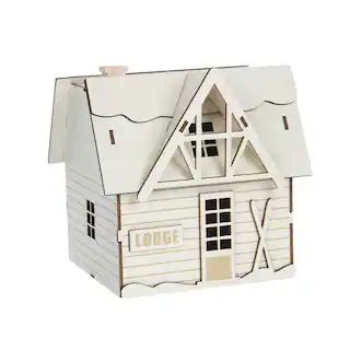 6" LED Wood Ski Lodge Décor by Make Market® | Michaels | Michaels Stores