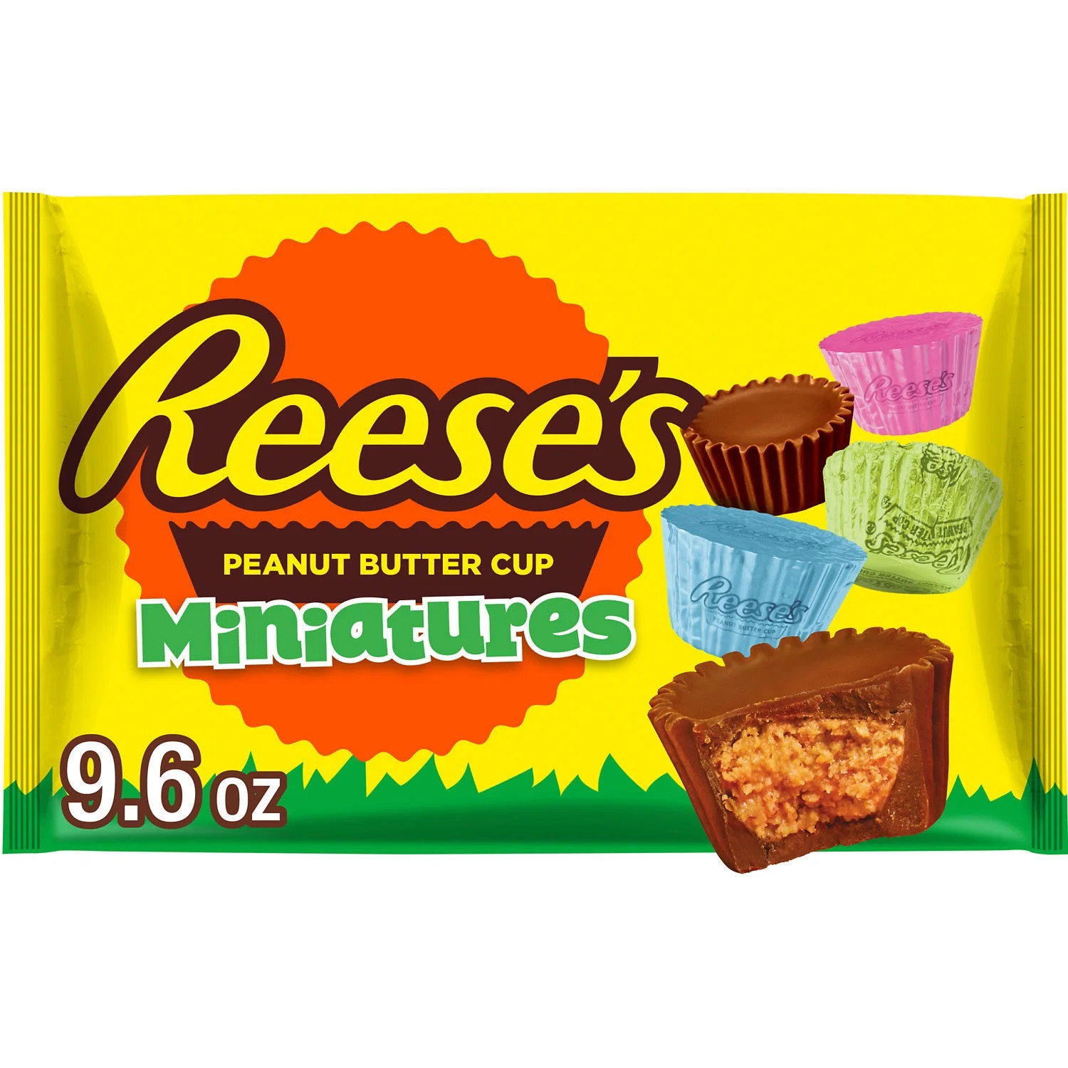 REESE'S Miniatures Milk Chocolate Peanut Butter Cups, Easter Candy Bag, 9.6 oz | Walmart (US)