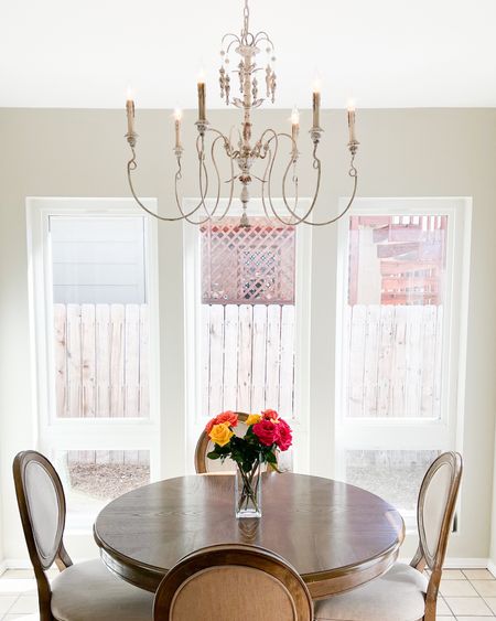 New dining room candelabra chandelier for my sis! It’s the perfect elegant look and very affordable for the size of light fixture too! 👏🏼

French country style

#LTKsalealert #LTKhome