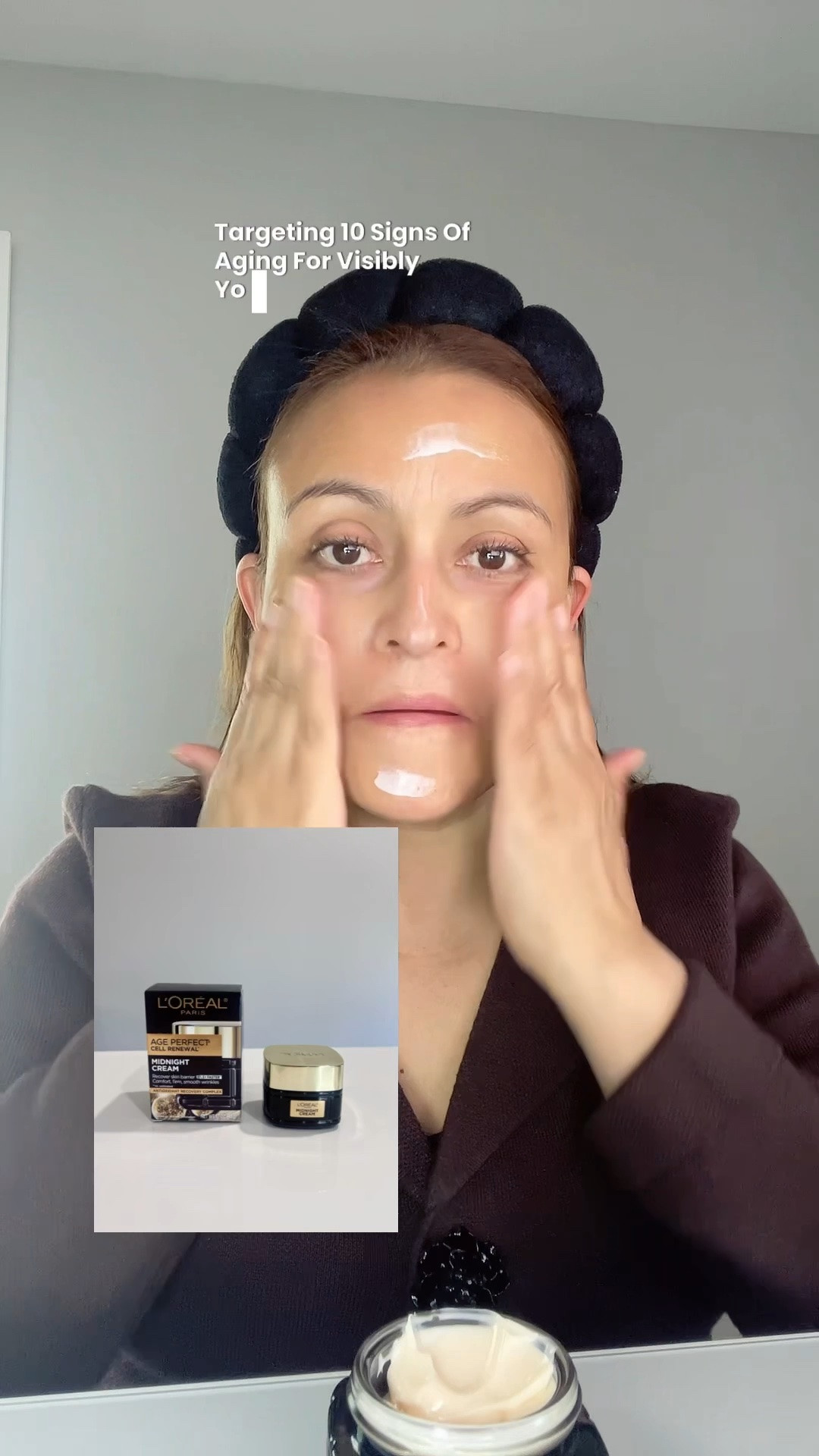 @loréal paris usa 
#giftbylorealparis #loreal 
L'Oreal Paris Midnight Cream
L'Oreal Paris Midnight Eye Cream
L'Oreal Paris Le Duo Serum

You’ll adore this collection because it’s like giving your skin a full night’s luxurious rest, even if you don't get all your beauty sleep! Imagine visibly younger-looking, revitalized skin in just weeks.
My skin has honestly been loving this routine. 💜”

#LTKdayinmylife #LTKmomlife #LTKmorningroutine