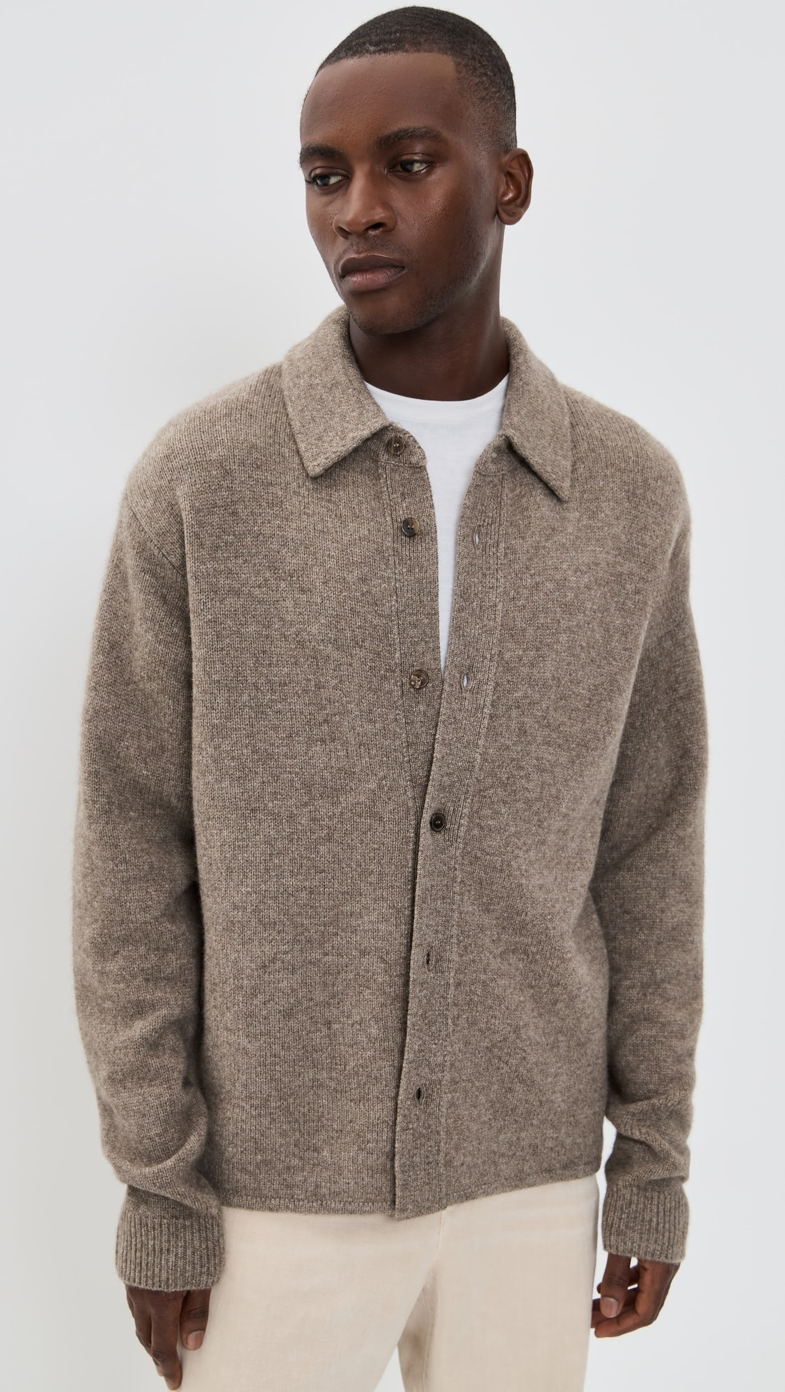 Long Sleeve Button Up Shirt Sweater | Shopbop