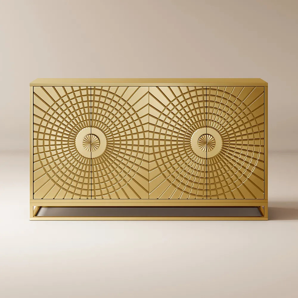 Helios Golden Sideboard, 63" | Hernest