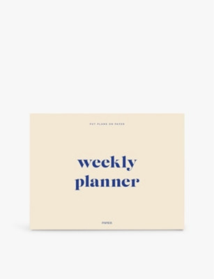 Joy weekly paper desk planner 24cm x 18cm | Selfridges